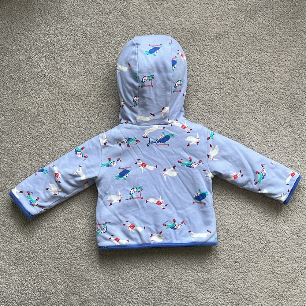Joules Reverseable Baby Jacket - Picture 2 of 6